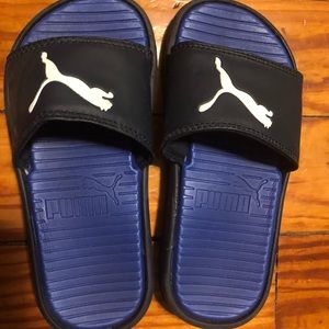 Puma kids slides slip ons